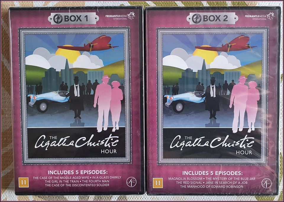 Agatha Christie Hour Box 1 ja Box 2 - DVD Boxit