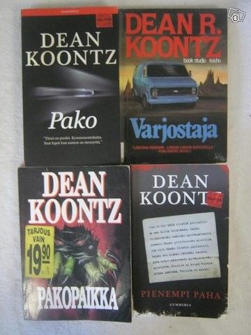 Dean Koontz neljän kirjan setti, Imatra/posti