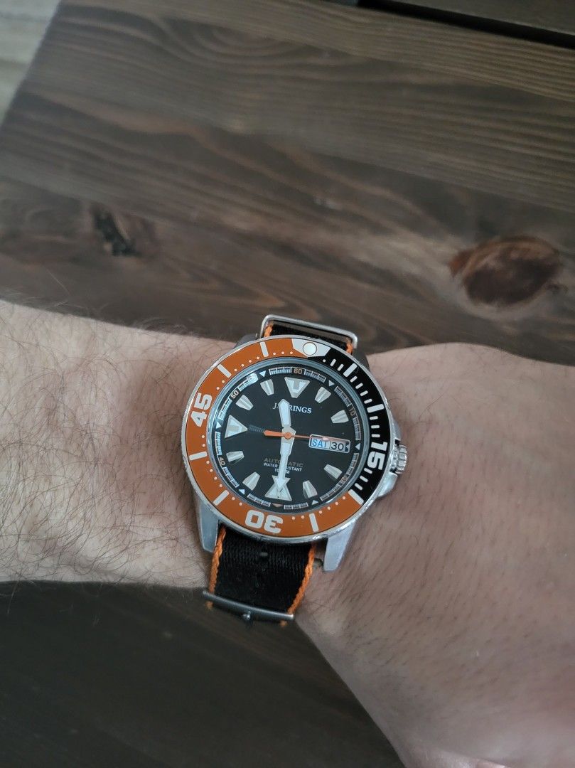 J.Springs Automatic, 100m water resistant