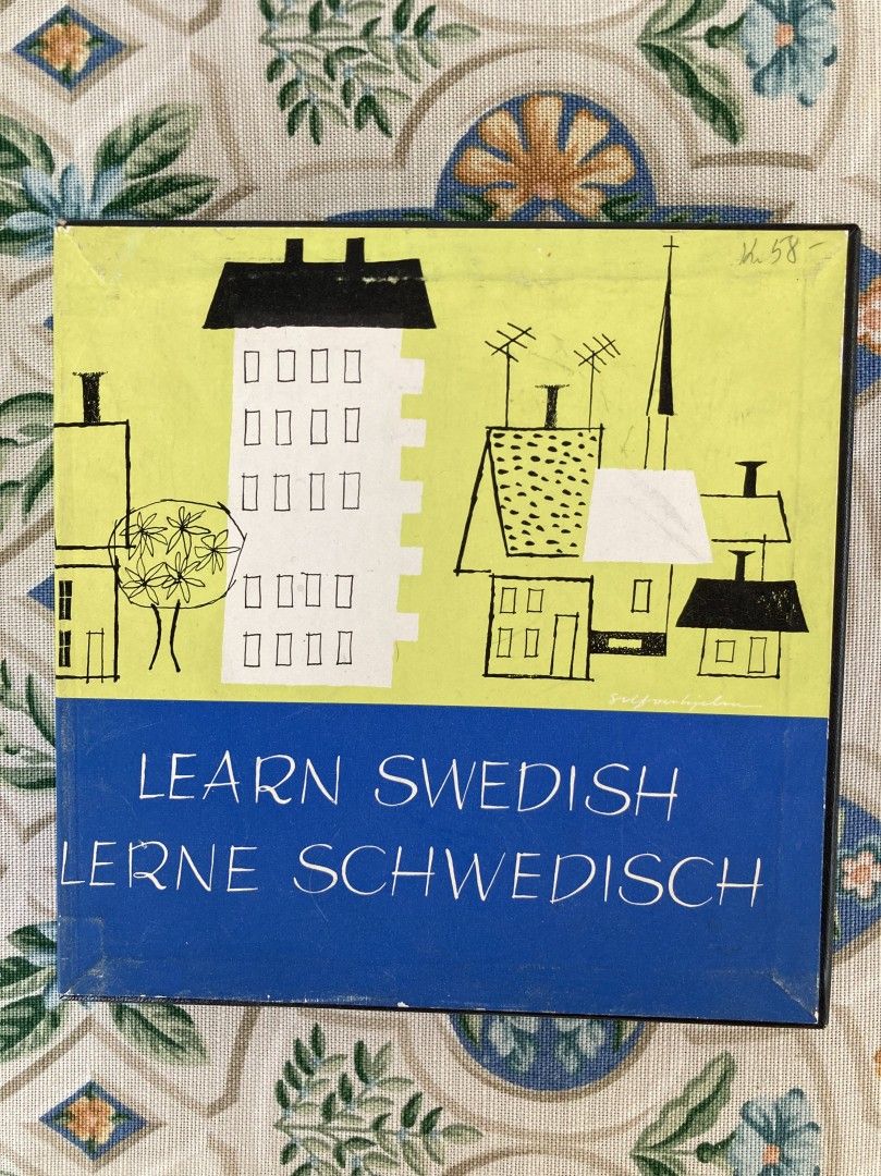 Vintage levyt learn Swedish Lerne Schwedisch