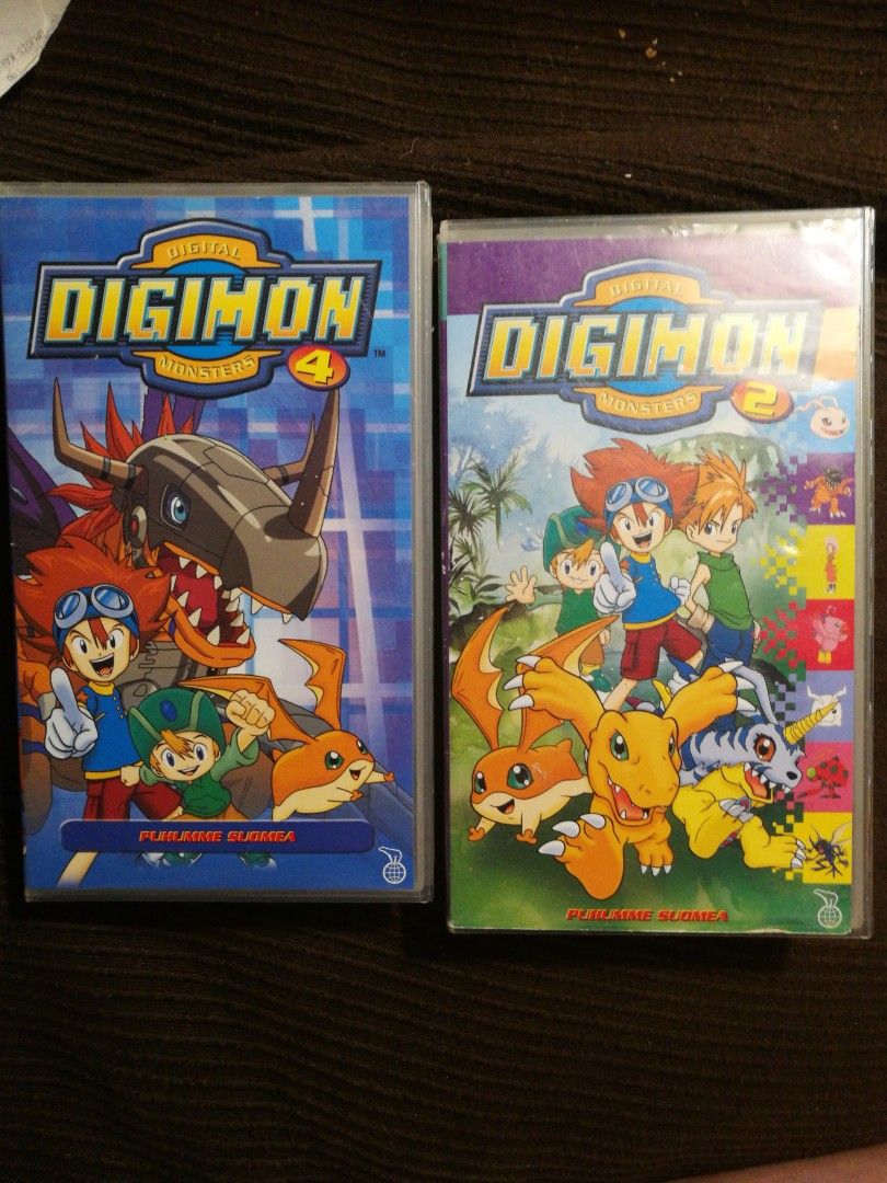 Digimon VHS 2 kpl videot