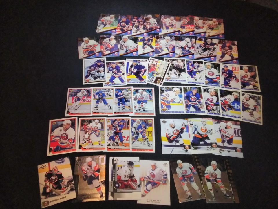 New York Islanders-jääkiekkokortteja postitettuna