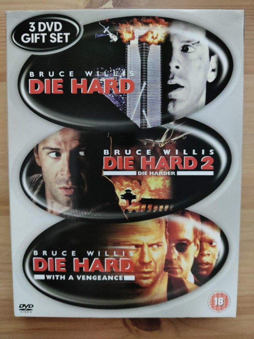 Die Hard 1-3 / DVD elokuvat