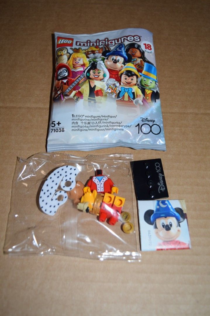 Lego 71038 Disney 100 minifiguuri valitse listalta