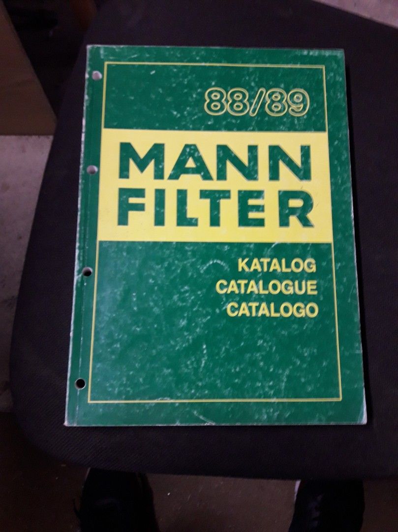 Mannfilter suodatinluettelo