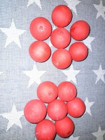 40mm punainen massapallo