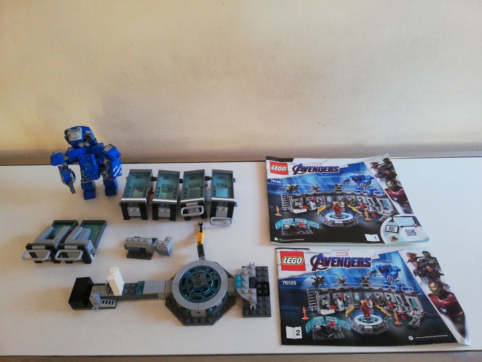 LEGO 76125 Iron Manin haarniskahuone-osia