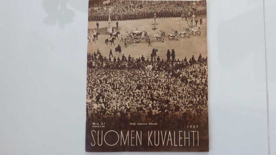 Suomen Kuvalehti nro 21 vuodelta 1937