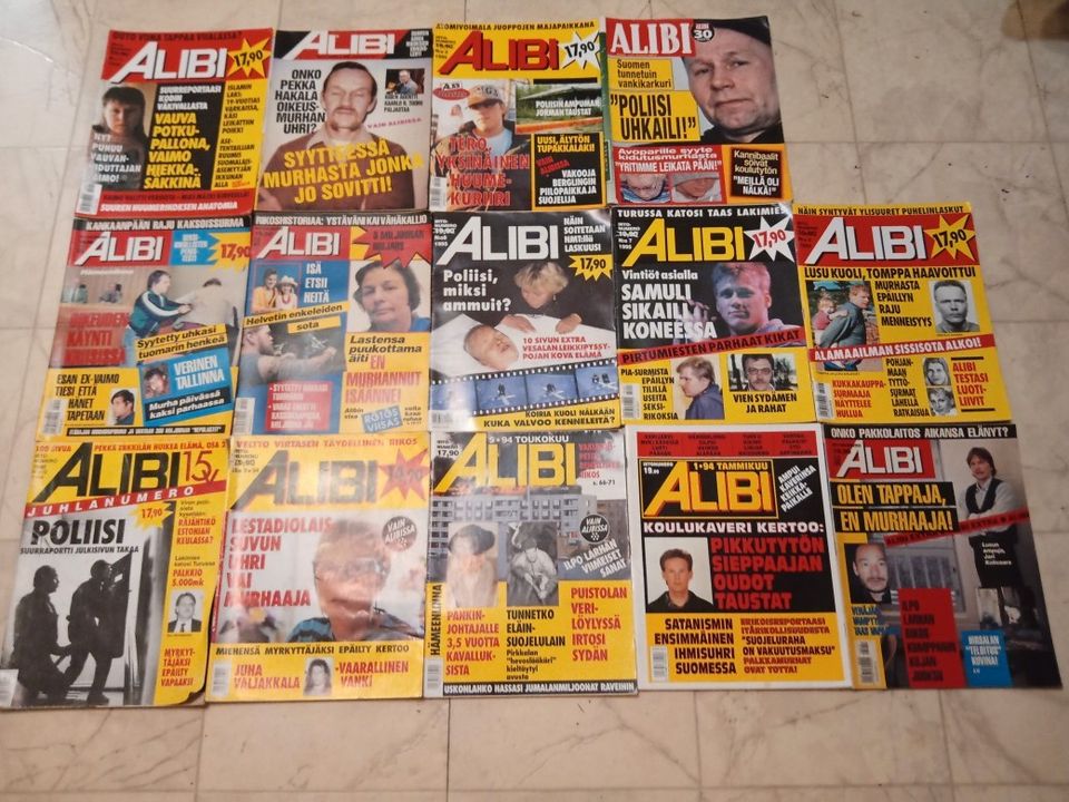 Vanhoja ALIBIN Lehtiä v.1994-2009