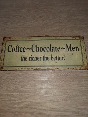 Coffee chocolate men, the richer the better kyltti