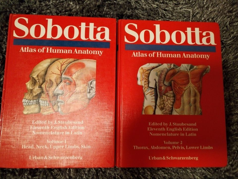 Sobotta Atlas of Human Anatomy vol 1 & 2