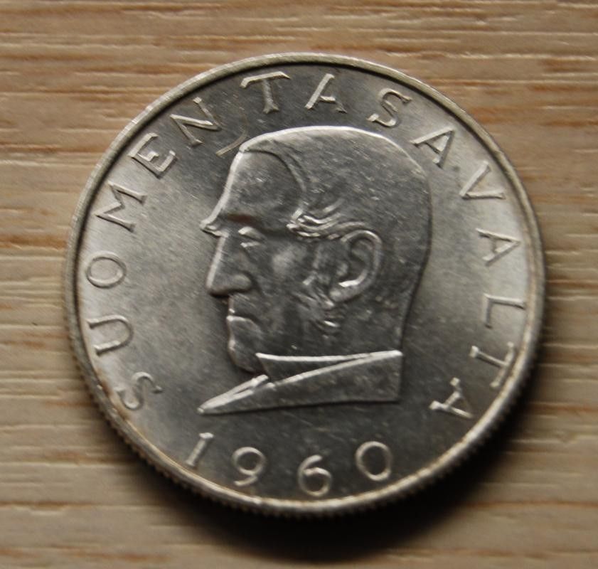 Hopearaha 1000 markkaa 1960 ,Suomen markka 100 v