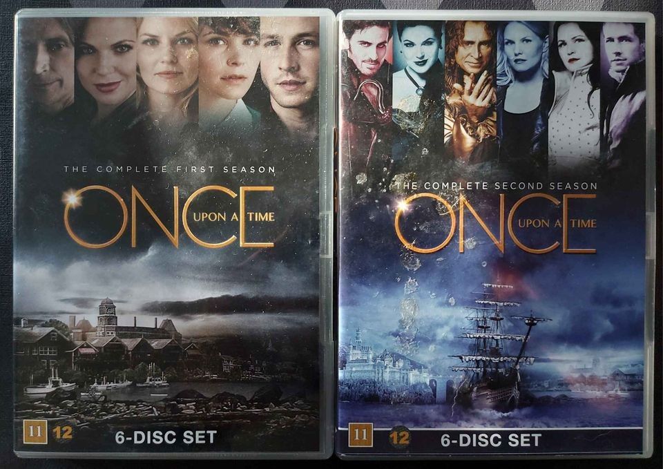 Olipa kerran (Once upon a time) kaudet 1 ja 2, dvd