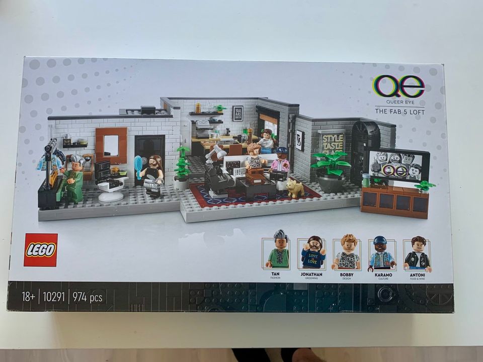 10291 LEGO Queer Eye Fab Fiven loft-asunto