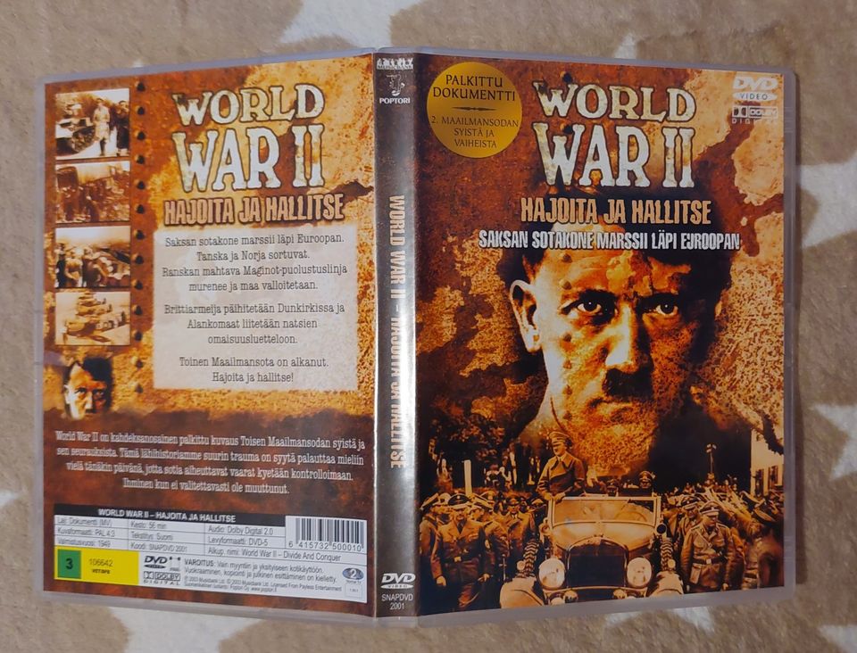 World War 2 - Hajoita ja hallitse, Saksan sota DVD