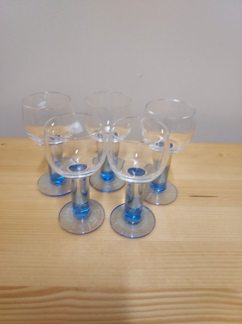 Iittala Mondo snapsilasi 3 cl.sininen