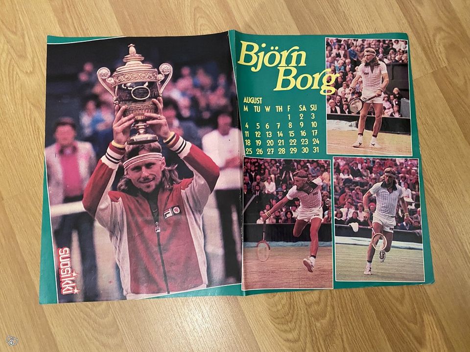 Björn Borg tennis juliste