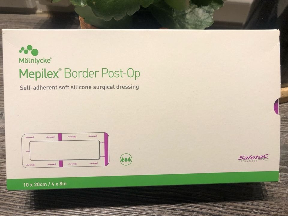 Mepilex Border Post-op 10x20cm 1kpl