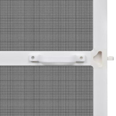 VidaXL Hinged white insect net for doors 100 x 215