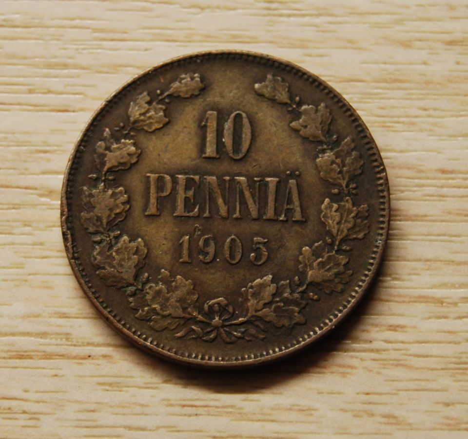 10 penniä 1905, Nikolai II
