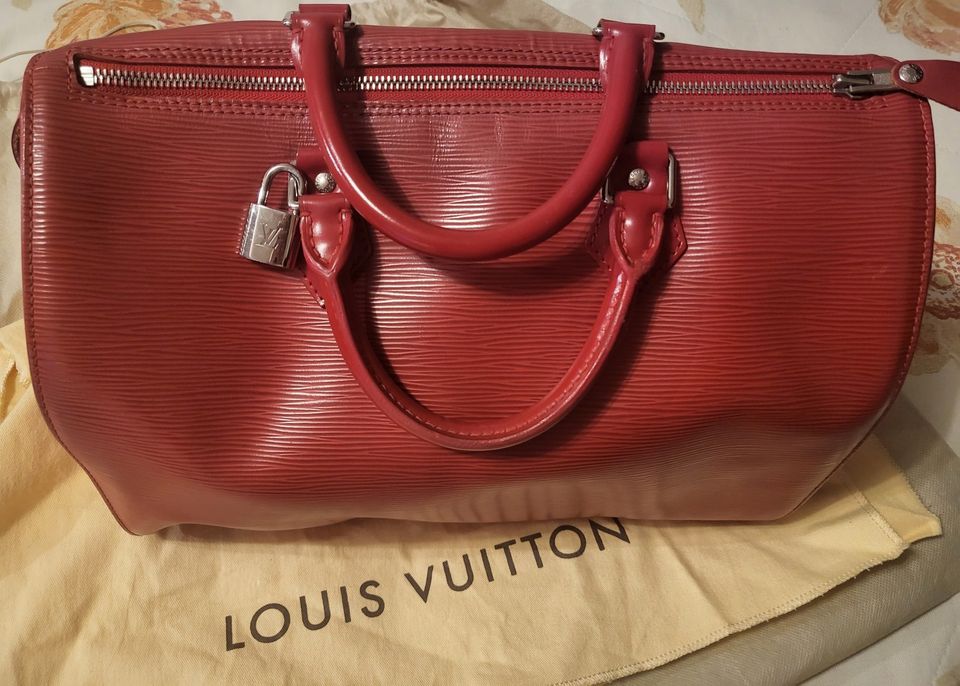 Aito Louis vuitton Epi speedy laukku