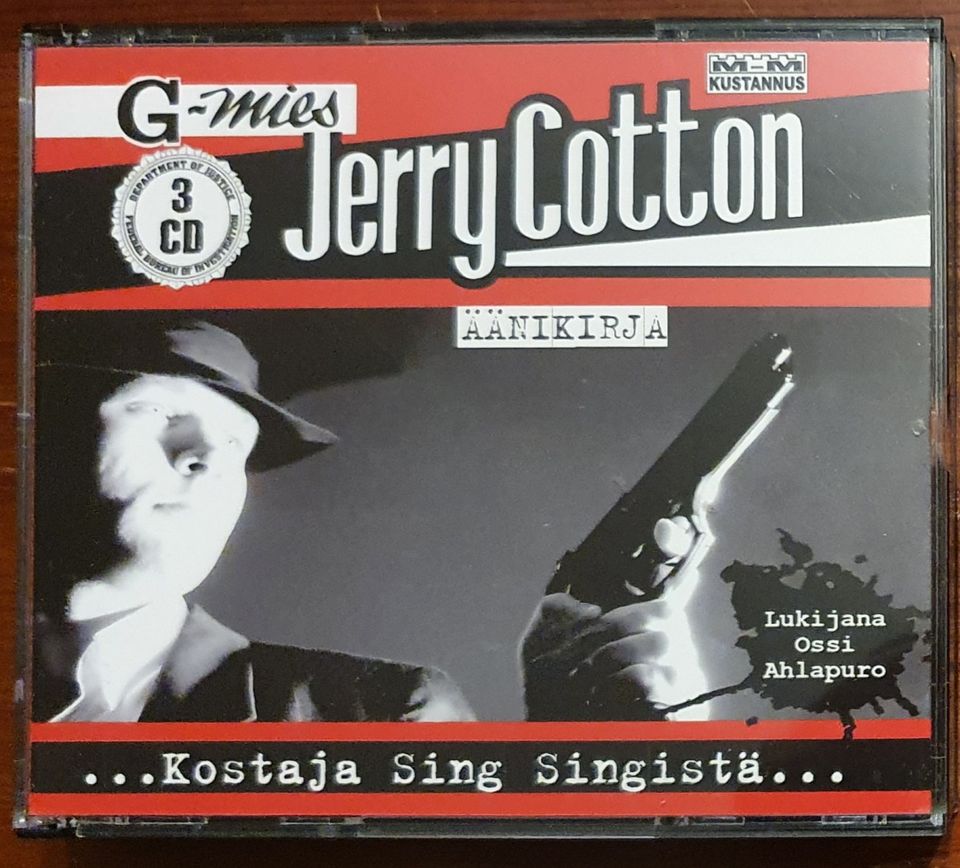 Jerry Cotton - 3CD Äänikirja Kostaja Sing Singistä