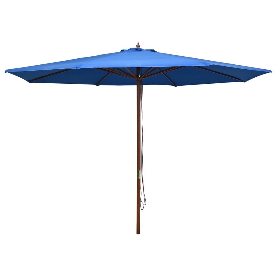 VidaXL Aurinkovarjo puurunko 350 cm sininen 47139