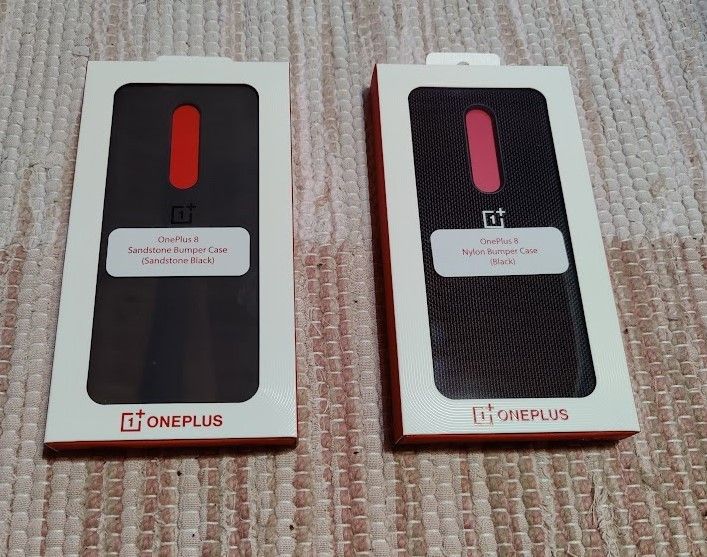 2 X kuori Oneplus 8:aan (Nylon/Sandstone) 15 e kpl