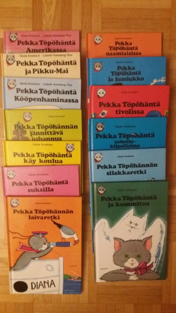 Pekka Töpöhäntä kirjoja, jäljellä kirjat 5 ja 11