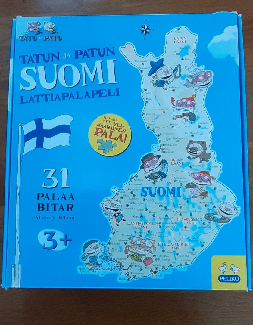 Tatu ja Patu lattiapalapeli