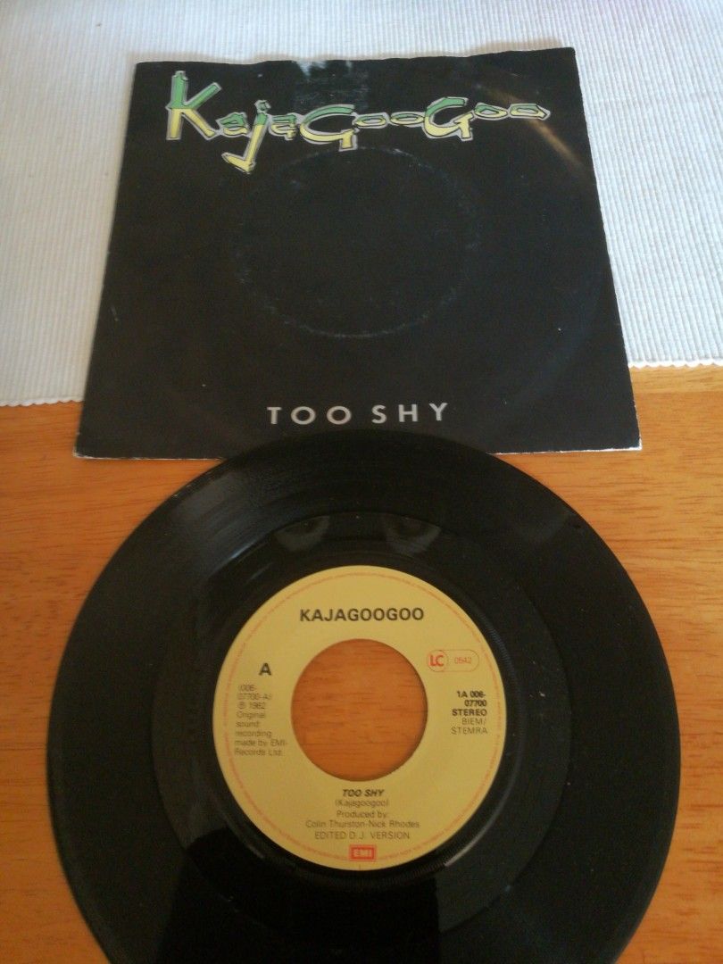 Kajagoogoo 7" Too shy / Too shy (instr.)