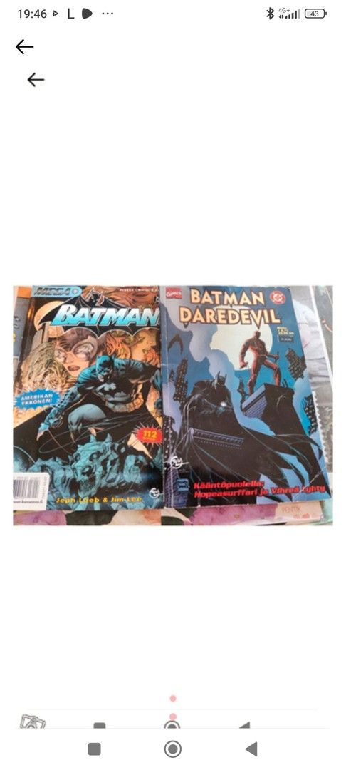 Batman lehdet 2 kpl yhteishintaan 10 euroa