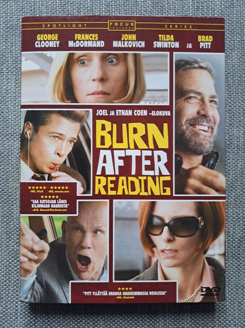 Burn After Reading dvd