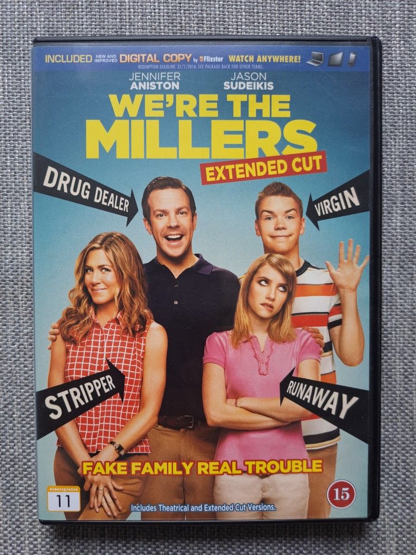 We're the Millers dvd