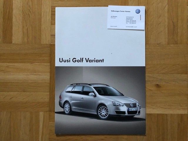 Esite Volkswagen Golf mk5 Variant 2007. VW VAG