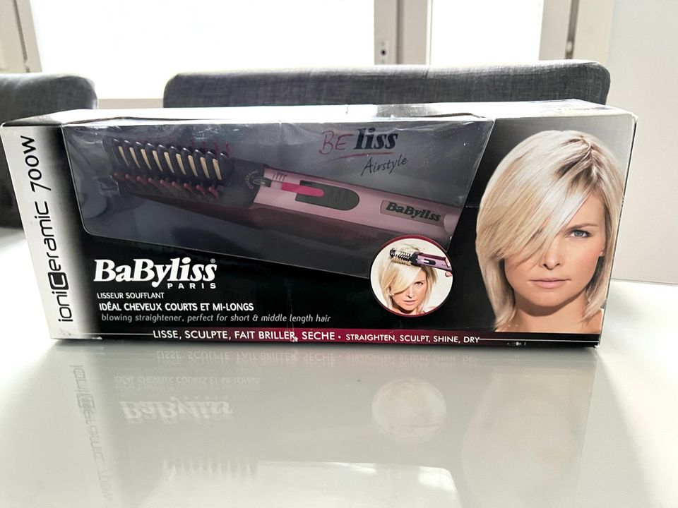 Uusi Babyliss Paris ionic ceramic suoristin