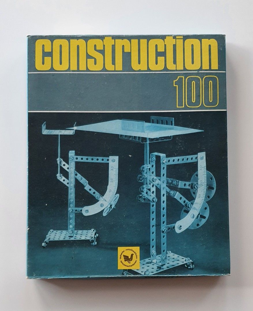 Vanha mekaniikkarakentelusarja Construction 100 WE