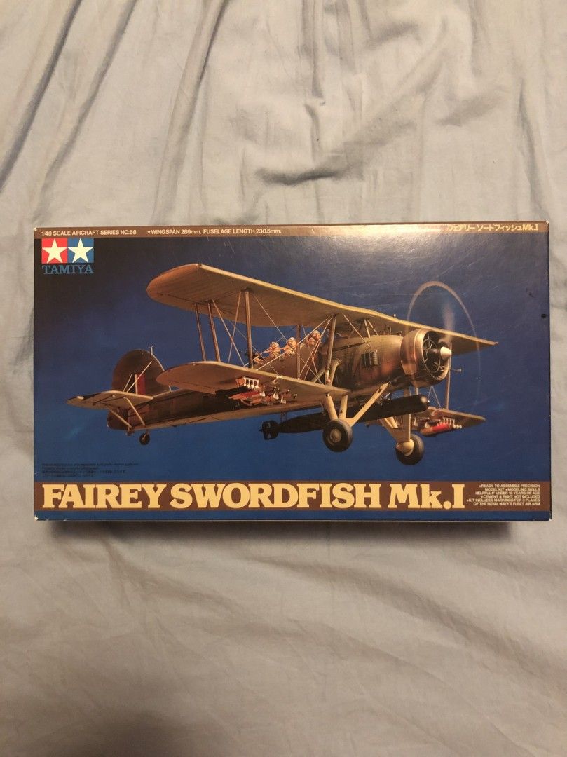 Tamiyan Fairey Swordfish 1/48 ja etsiosasetti