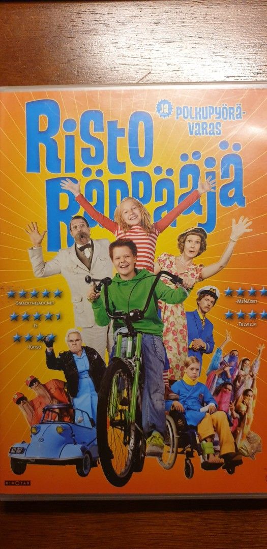 DVD Risto Räppääjä ja polkupyörävaras