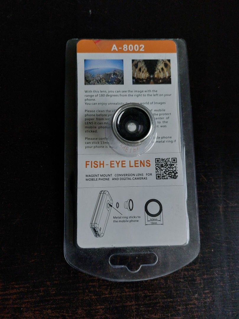 Käyttämätön Fish-eye lens