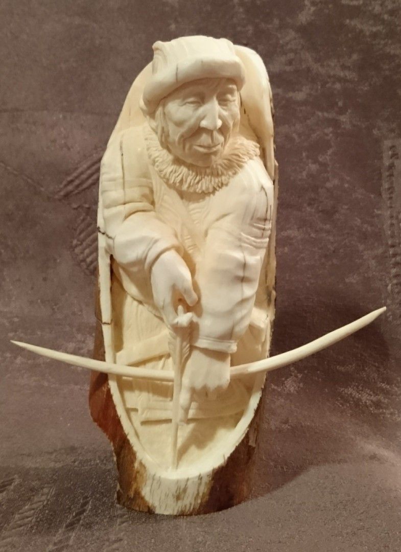 Metsästäjä ja jousi, R. Petrov, mammutin syöksyham