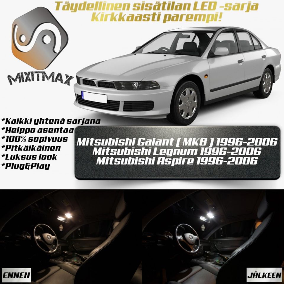Mitsubishi Galant (MK8) Sisätilan LED -sarja ; x7