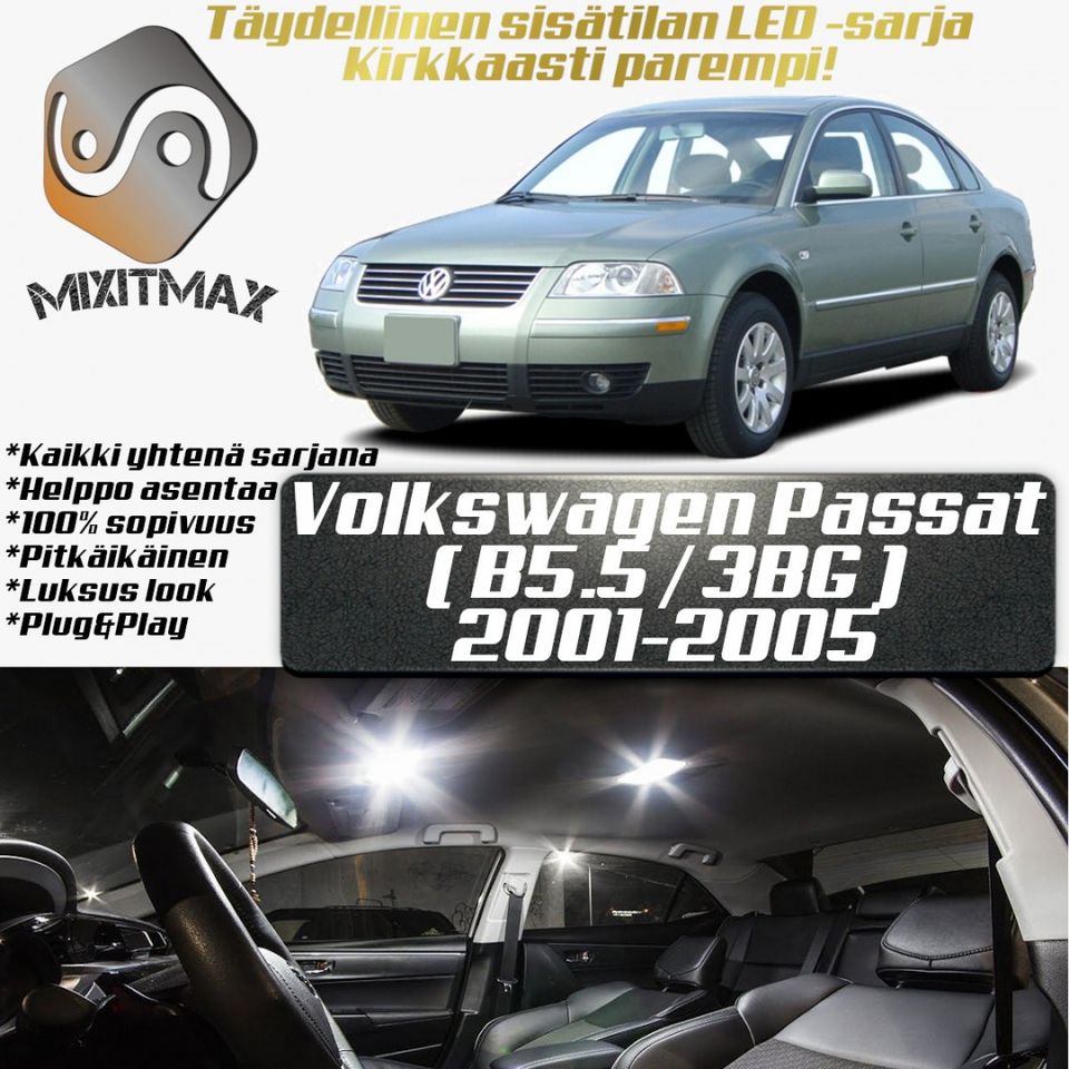 Volkswagen Passat (B5.5) Sisätilan LED -sarja ;x16