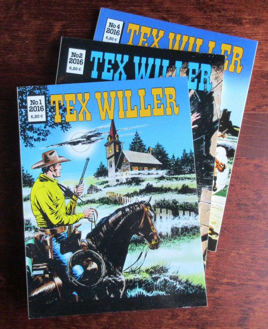 Tex Willer irtonumeroita 2016