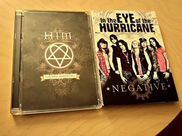 Opeth,him, negative dvd:t ja muut