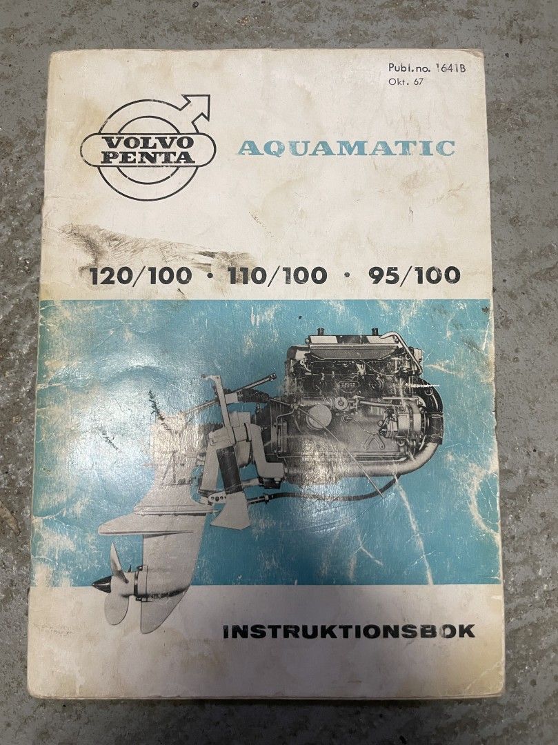 Volvo Penta Aquamatic Instruktionsbok