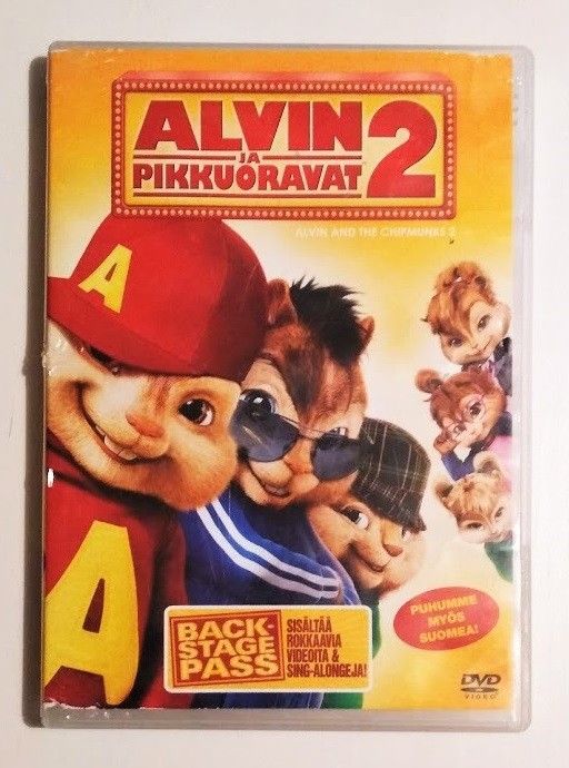 Alvin ja pikkuoravat 2 DVD