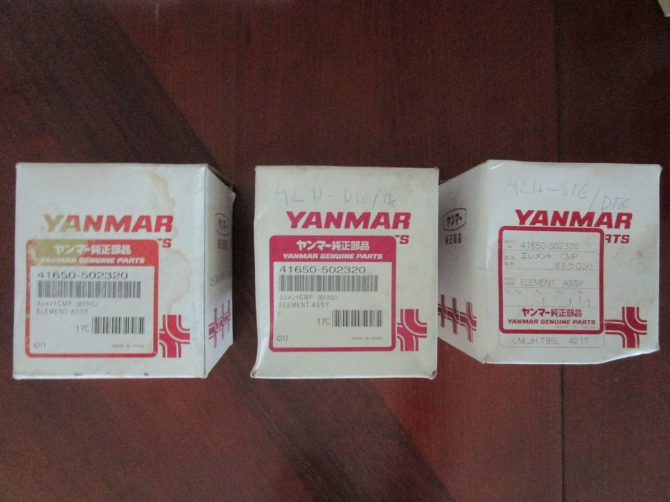 Yanmar polttoaineensuodatin 4LH / 4LHA 4 kpl