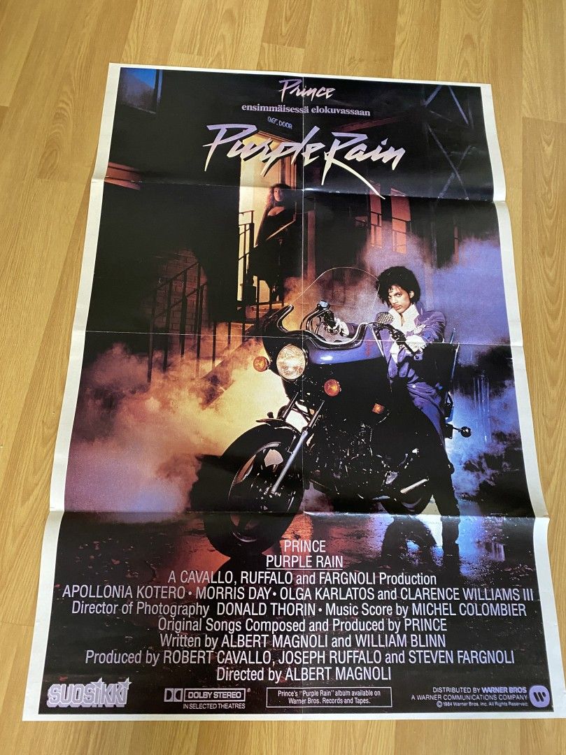 Prince Purple Rain juliste 1985
