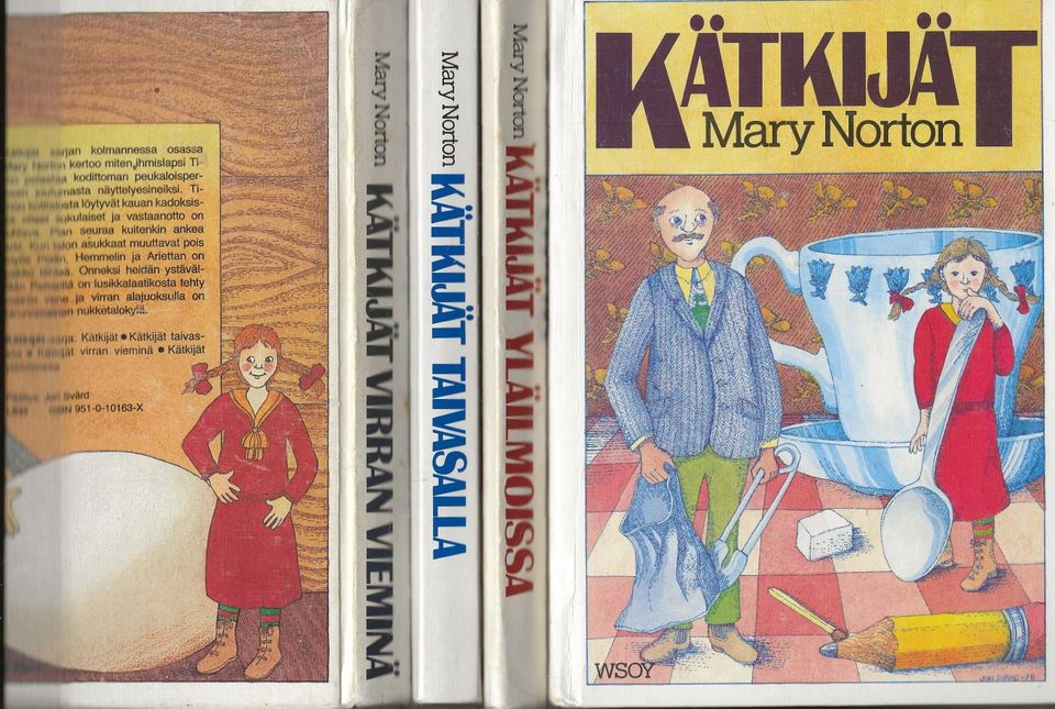 Mary Norton: Kätkijät.  Neljä kirjaa - koko sarja.